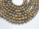 Leopard Skin Jasper Beads, Round, 12mm-BeadXpert