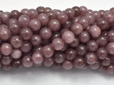 Jade Beads-Coffee, 8mm Round-Gems: Round & Faceted-BeadXpert
