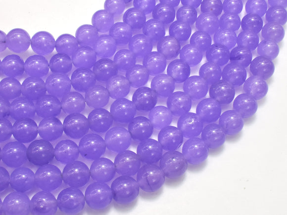 Jade - Purple, 8mm, Round-BeadXpert