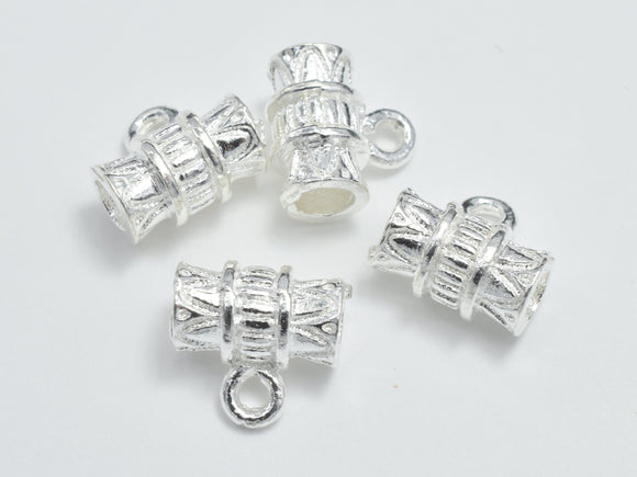 2pcs 925 Sterling Silver Bead Connector, 8.5x5mm-Metal Findings & Charms-BeadXpert