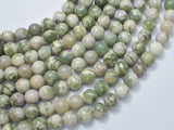 Peace Jade Beads, Round, 8mm (8.7mm)-BeadXpert