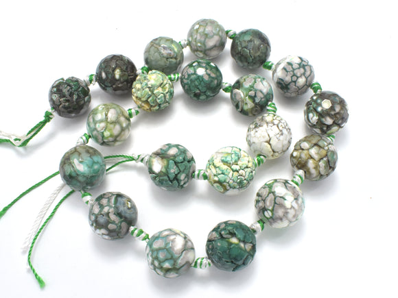 AGATE BEADS, 14MM FACETED ROUND-Agate: Round & Faceted-BeadXpert