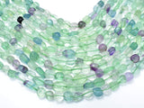 Fluorite Beads, Approx 6x8mm Nugget Beads-Gems: Nugget,Chips,Drop-BeadXpert
