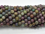 Ruby Apatite, Ruby in Kyanite, 6mm Round Beads-BeadXpert