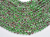 Mystic Aura Quartz-Red, Green, 8mm, Round, 14.5 Inch-BeadXpert