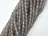 Gray Agate Beads, 6mm Faceted Round Beads-BeadXpert