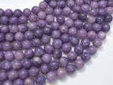 Lepidolite Beads, 8mm Round Beads-Gems: Round & Faceted-BeadXpert