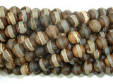 Matte Tibetan Agate Beads, 8mm Round Beads-Agate: Round & Faceted-BeadXpert