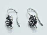 2pcs 925 Sterling Silver Earwire-Antique Silver, Earring Hook, Fishhook-Metal Findings & Charms-BeadXpert
