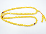 Amber Resin-Yellow, 6mm Round Beads, 23 Inch, Approx 108 beads-Gems: Round & Faceted-BeadXpert