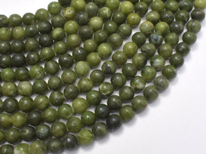 Jade Beads, 6mm (6.6mm) Round-Gems: Round & Faceted-BeadXpert