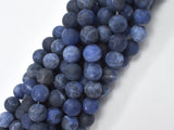 Matte Sodalite Beads, Round, 10mm-BeadXpert