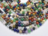Mixed Stone, 8mm (8.5mm) Round Beads-Gems: Round & Faceted-BeadXpert