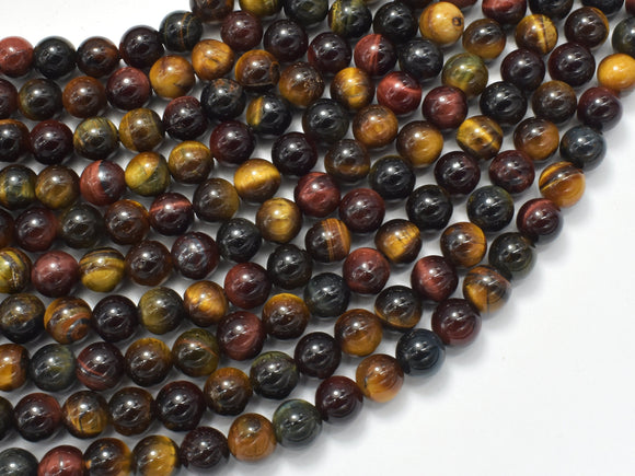 Tiger Eye Beads, 3 color, 6mm, 15 Inch-BeadXpert