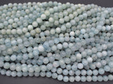 Aquamarine Beads, Round, 10mm-Gems: Round & Faceted-BeadXpert