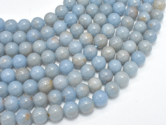 Angelite Beads, 8mm Round Beads-Gems: Round & Faceted-BeadXpert