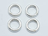 1pc 925 Sterling Silver Round Clasp, Spring Gate Round Clasp, 12mm-BeadXpert