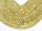 Lemon Quartz Beads, 8mm (8.5mm) Round Beads-Gems: Round & Faceted-BeadXpert