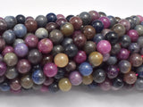 Ruby Sapphire Beads, 7mm (7.4mm) Round-Gems: Round & Faceted-BeadXpert