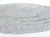 Blue Chalcedony, Blue Lace Agate, 4mm (4.6mm) Round Beads-BeadXpert