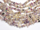 Pink Tourmaline, 7-10mm, Chips, 32 Inch-BeadXpert