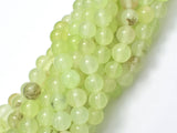 Jade - Light Green, 8mm Round-Gems: Round & Faceted-BeadXpert