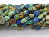 Natural Azurite, 5x7mm Nugget Beads, 15.5 Inch-Gems: Nugget,Chips,Drop-BeadXpert