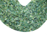 Moss Agate Beads, 6mm Faceted Round Beads, 15 Inch-Gems: Round & Faceted-BeadXpert