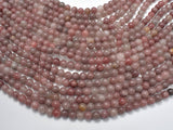 Purple Berry Quartz Beads, 6mm (6.5mm)-Gems: Round & Faceted-BeadXpert