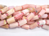 Pink Opal 7x11mm Faceted Tube-BeadXpert