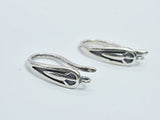 4pcs 925 Sterling Silver Earwire-Antique Silver, Earring Hook, Fishhook-Metal Findings & Charms-BeadXpert