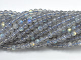Labradorite Beads, 4mm Round Beads-BeadXpert