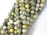 Dendritic Jasper, 6mm (6.5mm) Round Beads, 15.5 Inch-Gems: Round & Faceted-BeadXpert