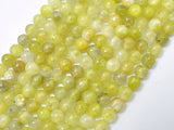 Lemon Matrix Quartz Beads, 6mm (6.4mm) Round Beads-Gems: Round & Faceted-BeadXpert