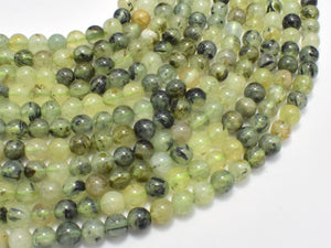 Prehnite Beads, 6mm (6.3mm) Round Beads-Gems: Round & Faceted-BeadXpert