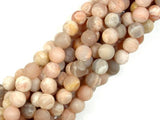 Matte Sunstone Beads, 8mm Round Beads-Gems: Round & Faceted-BeadXpert