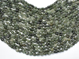 Green Rutilated Quartz Beads, Approx 6x8mm Nugget Beads-Gems: Nugget,Chips,Drop-BeadXpert