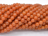 Red Aventurine Beads, 6mm Round Beads-Gems: Round & Faceted-BeadXpert