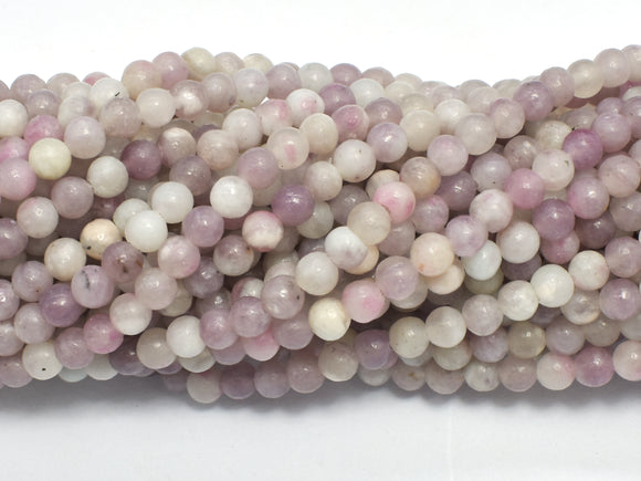 Lilac Jasper Beads, Pink Tourmaline Beads, Round, 4mm-BeadXpert