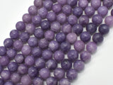 Lepidolite Beads, 8mm Round Beads-Gems: Round & Faceted-BeadXpert