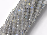 Labradorite Beads, 2.2x3.2mm Micro Faceted Rondelle-Gems:Assorted Shape-BeadXpert