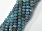 Apatite Beads, 4x6mm Faceted Rondelle-Gems:Assorted Shape-BeadXpert