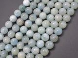 Aquamarine Beads, Round, 10mm-Gems: Round & Faceted-BeadXpert