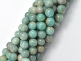 Russian Amazonite Beads, 10mm Round-Gems: Round & Faceted-BeadXpert