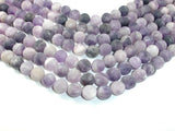 Matte Amethyst Beads, 12mm Round Beads-Gems: Round & Faceted-BeadXpert