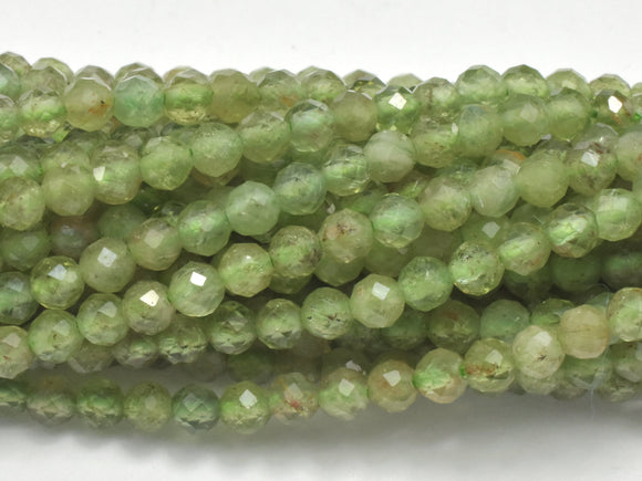 Green Apatite Beads, 3mm Faceted Micro Round Beads-Gems: Round & Faceted-BeadXpert