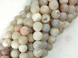 Druzy Agate Beads, Geode Beads, 8mm(8.4mm) Round 14 inch-Gems: Round & Faceted-BeadXpert