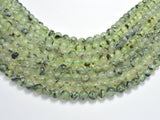 Prehnite, 7mm, Round Beads, 15.5 Inch-BeadXpert