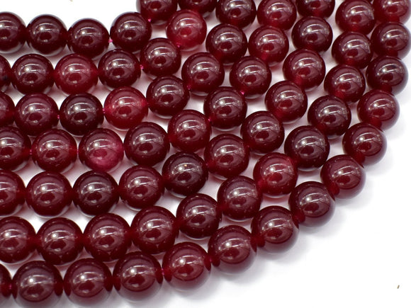Jade Beads-Ruby, 10mm Round Beads-Gems: Round & Faceted-BeadXpert