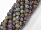 Ruby Apatite, Ruby in Kyanite, 8mm Round Beads-BeadXpert